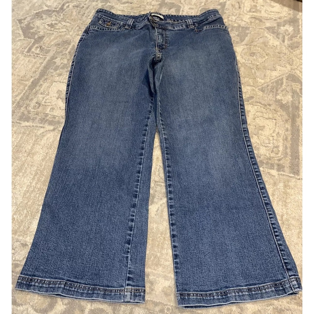 Lee Jeans Women 18WP 18 Petite Natural Boot Cut Just Below The Waist Womens